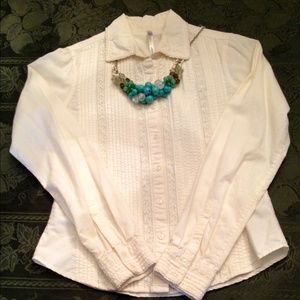 Cream Ralph Lauren Blouse